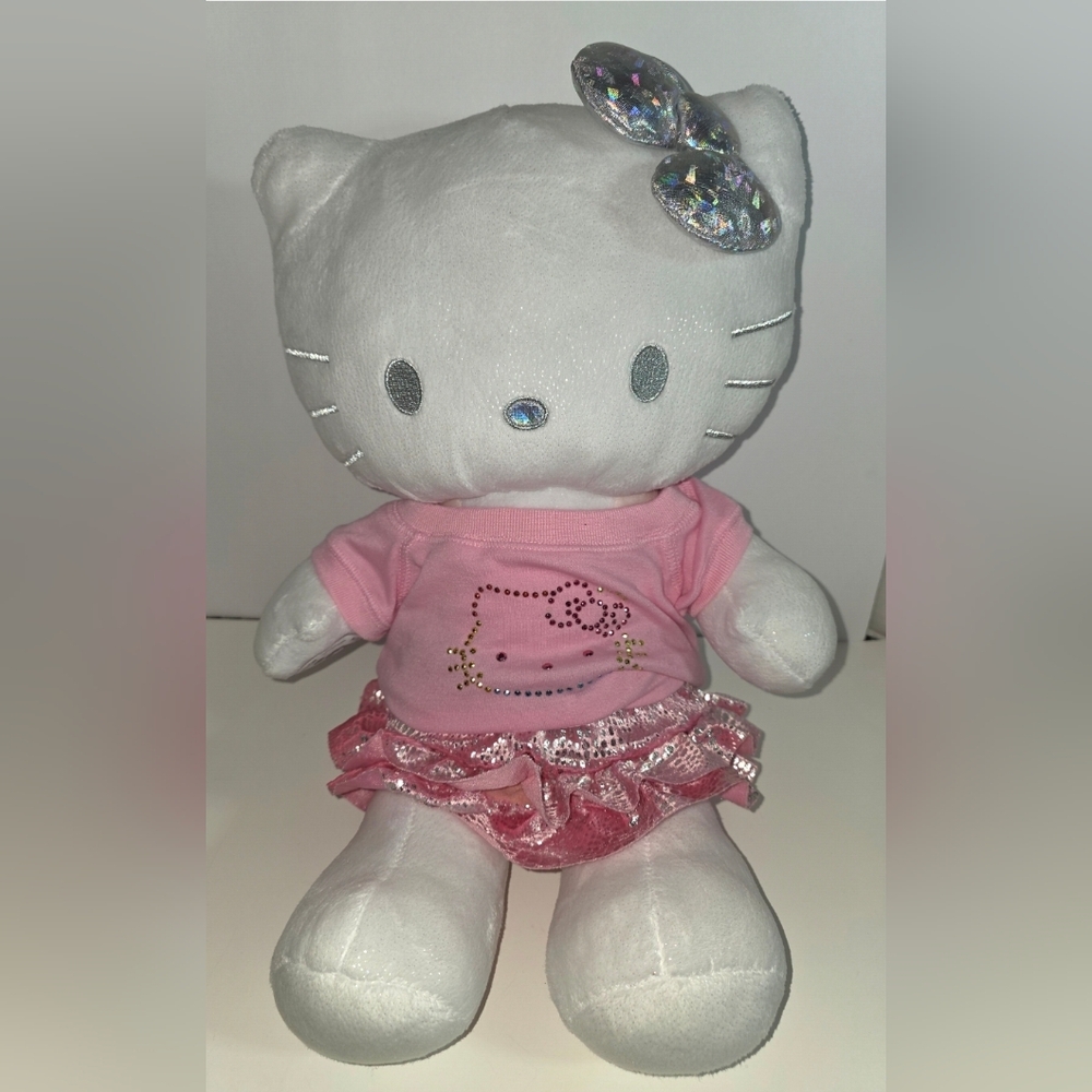 Build a Bear 25th Anniversary Exclusive Hello Kitty Plush W/ Hello Kitty Outfit
